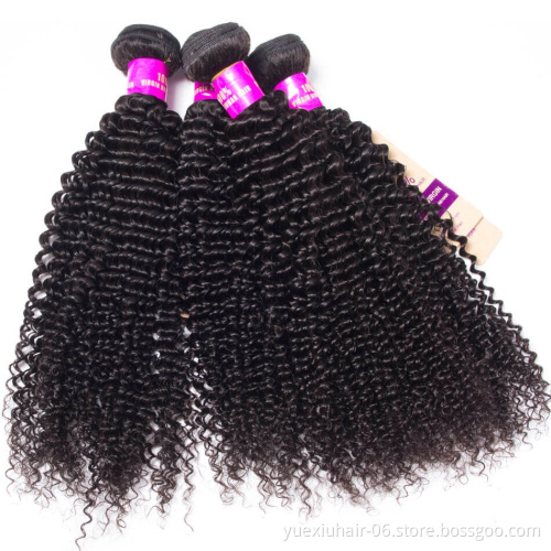 Cuticle Aligned Kinky Curly Wave Wholesale 10a Grade Hair Bundles 100% Original Peruvian Virgin Human Hair in China